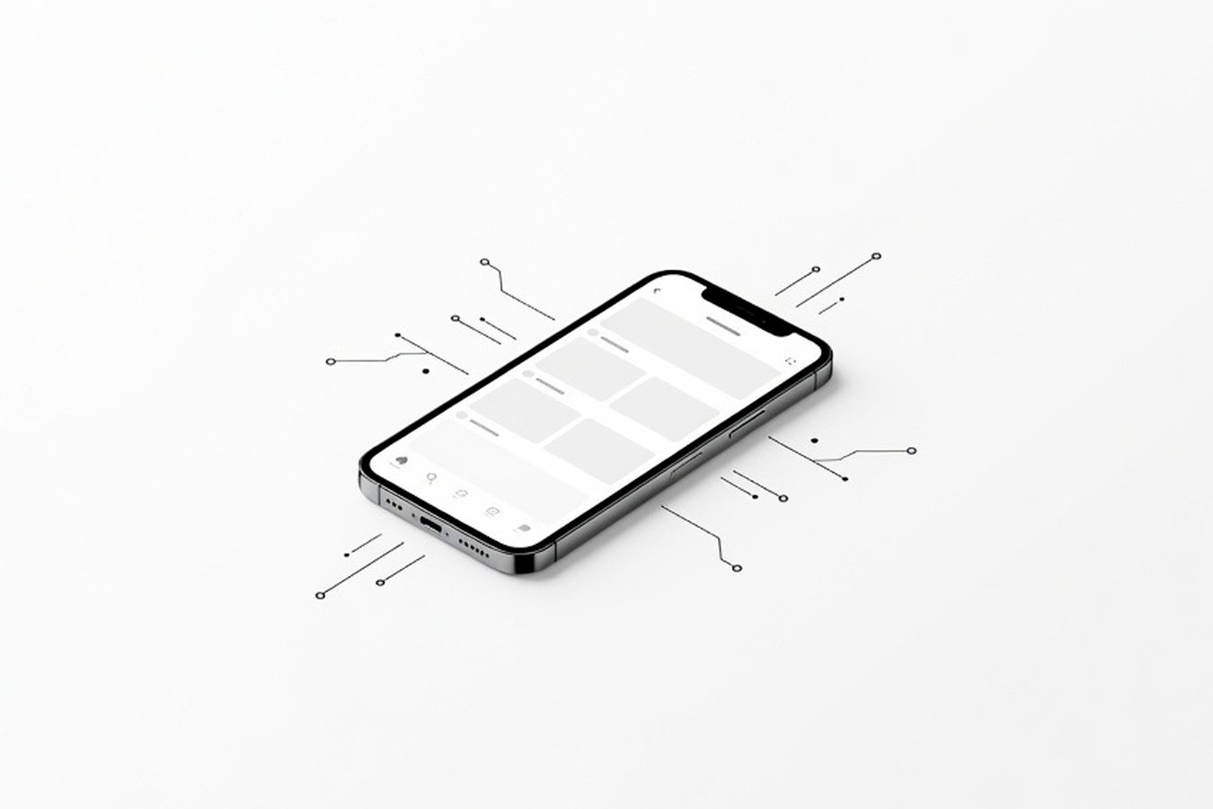 Экран в момент ожидания: данные получены, интерфейс ещё не показал их.